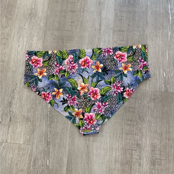 Swimsuits For All Tropical Bikini Bottoms - New - Size 34 - Picture 2 of 3